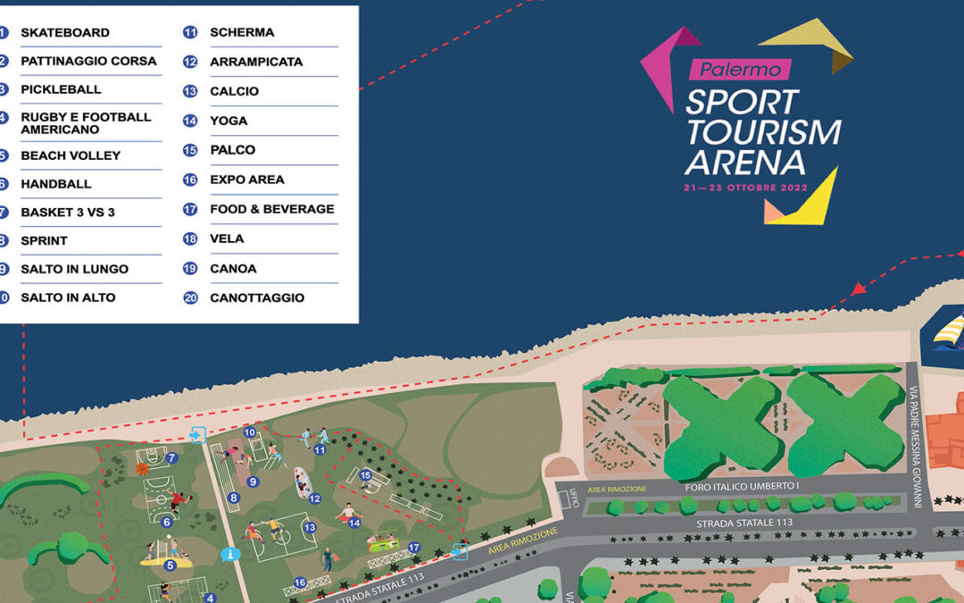 Palermo Sport Tourism Arena: domani alle 11 l’inaugurazione
